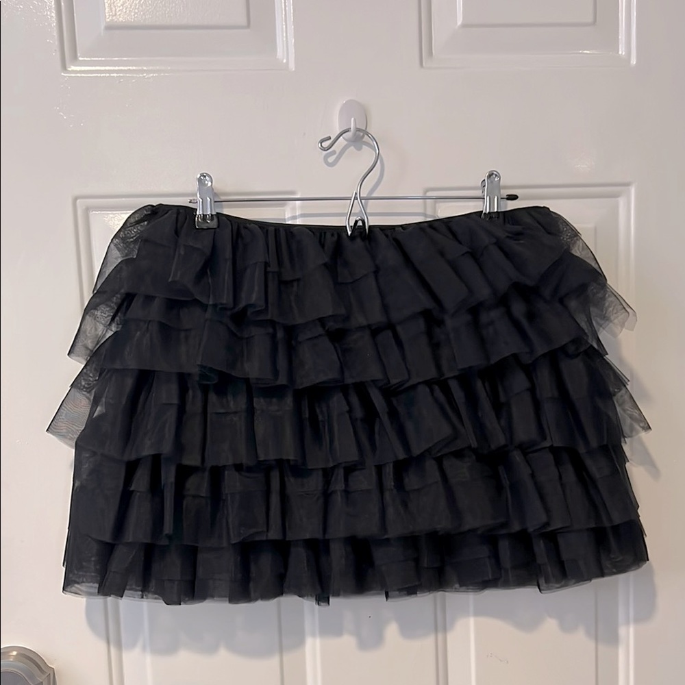 Zara Black Tutu Skort (short skirt)